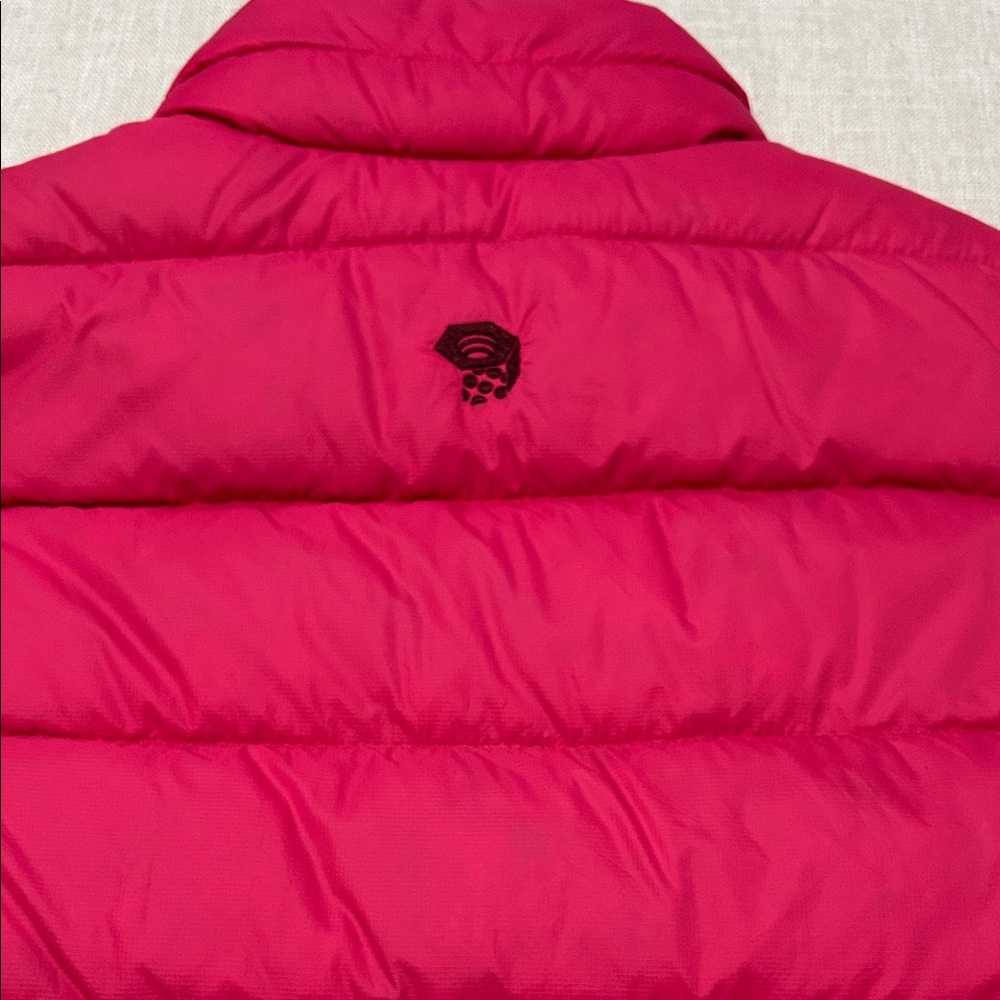 Mountain Hardwear Vest Women’s Small Pink 650 Down Puffer Outdoor - Picture 10 of 13